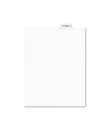 Avery-Style Preprinted Legal Bottom Tab Divider, Exhibit G, Letter, White, 25/pk