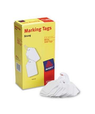 Medium-Weight White Marking Tags, 2 3/4 X 1 11/16, 1,000/box