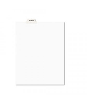 Avery-Style Preprinted Legal Bottom Tab Dividers, Exhibit S, Letter, 25/pack