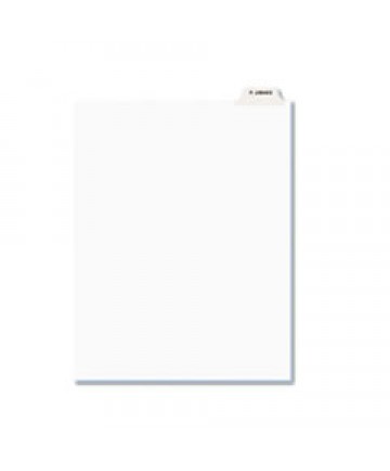 Avery-Style Preprinted Legal Bottom Tab Dividers, Exhibit U, Letter, 25/pack