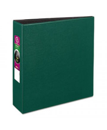 DURABLE NON-VIEW BINDER WITH DURAHINGE AND SLANT RINGS, 3 RINGS, 3" CAPACITY, 11 X 8.5, GREEN