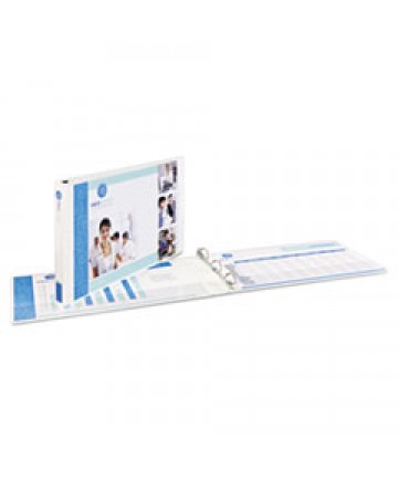 HEAVY-DUTY VIEW BINDERS, 3 RINGS, 2" CAPACITY, 11 X 17, WHITE