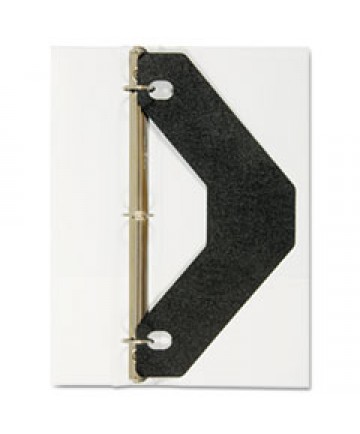 Triangle Shaped Sheet Lifter For Three-Ring Binder, Black, 2/pack