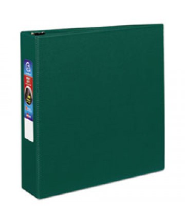 HEAVY-DUTY NON-VIEW BINDER WITH DURAHINGE AND ONE TOUCH EZD RINGS, 3 RINGS, 1" CAPACITY, 11 X 8.5, RED