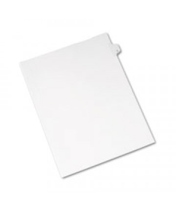 PREPRINTED LEGAL EXHIBIT SIDE TAB INDEX DIVIDERS, ALLSTATE STYLE, 26-TAB, D, 11 X 8.5, WHITE, 25/PACK