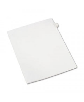 PREPRINTED LEGAL EXHIBIT SIDE TAB INDEX DIVIDERS, ALLSTATE STYLE, 10-TAB, 4, 11 X 8.5, WHITE, 25/PACK