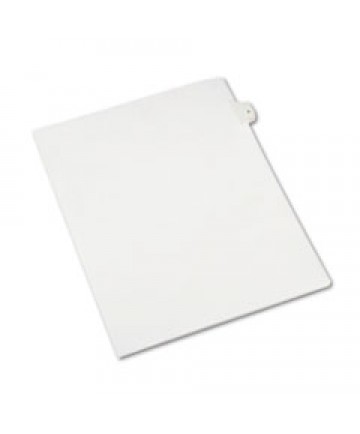 PREPRINTED LEGAL EXHIBIT SIDE TAB INDEX DIVIDERS, ALLSTATE STYLE, 10-TAB, 5, 11 X 8.5, WHITE, 25/PACK