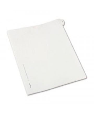 PREPRINTED LEGAL EXHIBIT SIDE TAB INDEX DIVIDERS, ALLSTATE STYLE, 10-TAB, 25, 11 X 8.5, WHITE, 25/PACK