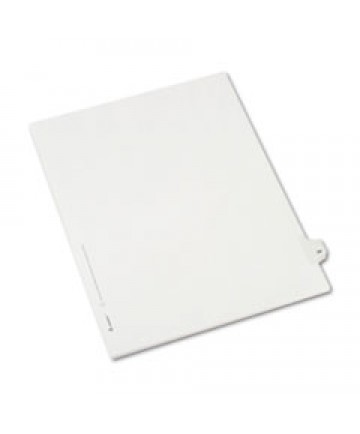 PREPRINTED LEGAL EXHIBIT SIDE TAB INDEX DIVIDERS, ALLSTATE STYLE, 10-TAB, 29, 11 X 8.5, WHITE, 25/PACK