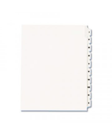 PREPRINTED LEGAL EXHIBIT SIDE TAB INDEX DIVIDERS, ALLSTATE STYLE, 10-TAB, I TO X, 11 X 8.5, WHITE, 1 SET