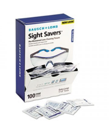 Sight Savers Premoistened Lens Cleaning Tissues, 100/box, 10 Boxes/carton