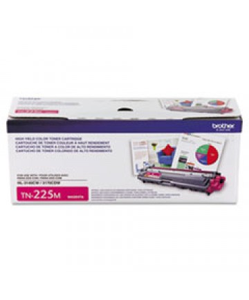 TN225C HIGH-YIELD TONER, 2,200 PAGE-YIELD, CYAN