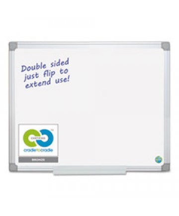 Earth Silver Easy Clean Dry Erase Boards, 48 X 96, White, Aluminum Frame