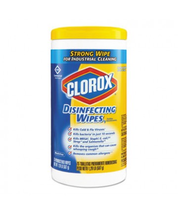 Disinfecting Wipes, 7 X 8, Lemon Fresh, 75/canister