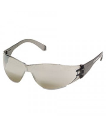 CHECKLITE SCRATCH-RESISTANT SAFETY GLASSES, GRAY LENS, 12/BOX