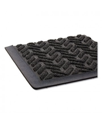 Ribbed Vinyl Anti-Fatigue Mat, 24 X 36, Black