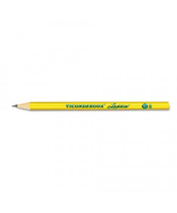 TICONDEROGA LADDIE WOODCASE PENCIL, HB (#2), BLACK LEAD, YELLOW BARREL, DOZEN