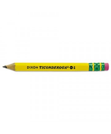 GOLF PENCILS, HB (#2), BLACK LEAD, YELLOW BARREL, 72/BOX