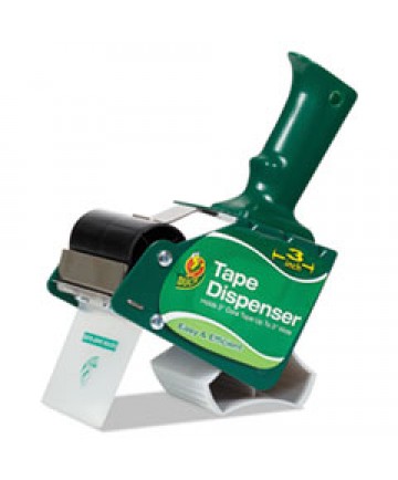 Extra-Wide Packaging Tape Dispenser, 3" Core, Green