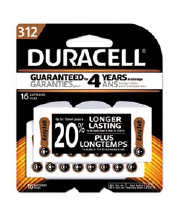 HEARING AID BATTERY, #312, 16/PACK