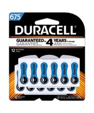 HEARING AID BATTERY, #675, 12/PACK