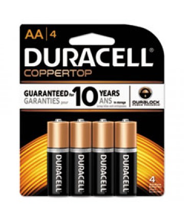 COPPERTOP ALKALINE AA BATTERIES, 4/PACK