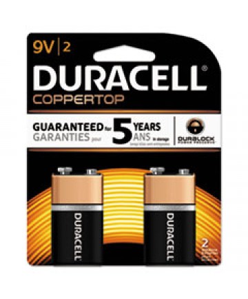 COPPERTOP ALKALINE 9V BATTERIES, 2/PACK