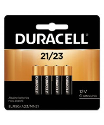 SPECIALTY ALKALINE BATTERY, 21/23, 12V, 4/PACK