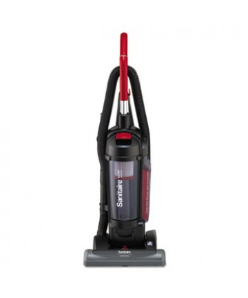 FORCE QuietClean Upright Vacuum with Dust Cup and Sealed HEPA Filtration, Black