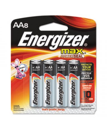 MAX ALKALINE AA BATTERIES, 1.5V, 8/PACK