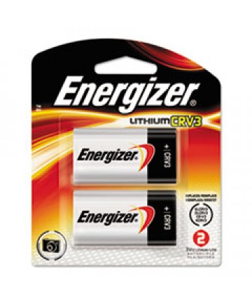 CRV3 LITHIUM PHOTO BATTERY, 3V, 2/PACK