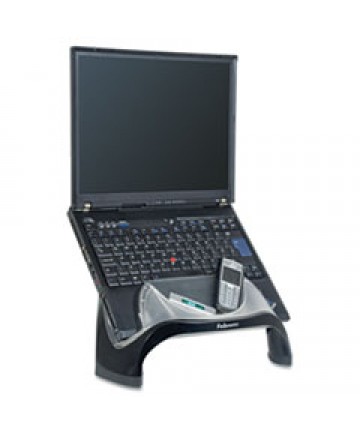 SMART SUITES LAPTOP RISER WITH USB, 13.13" X 10.63" X 7.5", BLACK/CLEAR