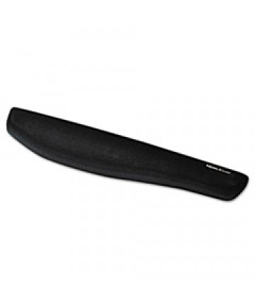 Plushtouch Keyboard Wrist Rest, Foam, Black, 18 1/8 X 3-3/16