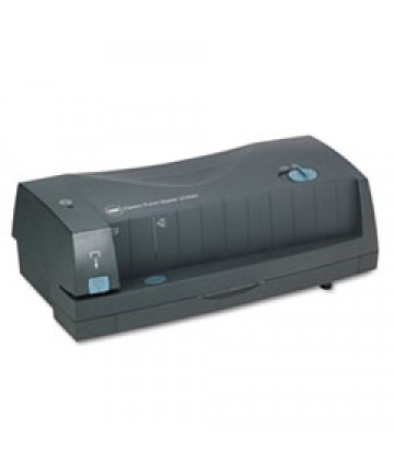 24-Sheet 3230st Electric 2-To-3-Hole Adjustable Punch/stapler, 9/32" Holes, Gray