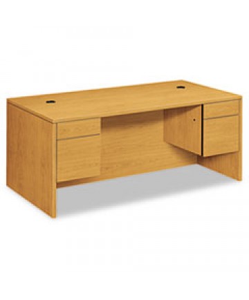 10500 SERIES DOUBLE PEDESTAL DESK, 72" X 36" X 29.5", HARVEST