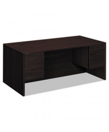 10500 SERIES DOUBLE PEDESTAL DESK, 72" X 36" X 29.5", MAHOGANY