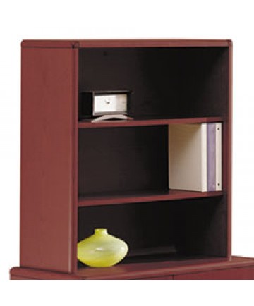 10700 SERIES BOOKCASE HUTCH, 32.63W X 14.63D X 37.13H, MAHOGANY