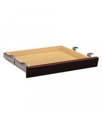 LAMINATE ANGLED CENTER DRAWER, 22W X 15.38D X 2.5H, MAHOGANY