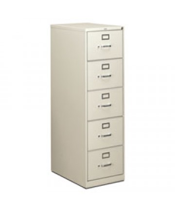 310 SERIES FIVE-DRAWER FULL-SUSPENSION FILE, LEGAL, 18.25W X 26.5D X 60H, LIGHT GRAY