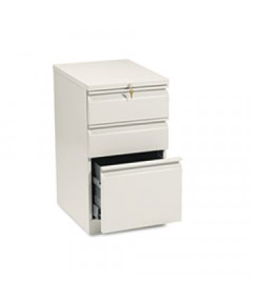 EFFICIENCIES MOBILE BOX/BOX/FILE PEDESTAL, 15W X 19.88D X 28H, PUTTY