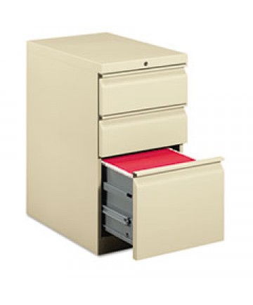 EFFICIENCIES MOBILE BOX/BOX/FILE PEDESTAL, 15W X 22.88D X 28H, PUTTY