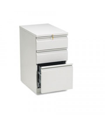 EFFICIENCIES MOBILE BOX/BOX/FILE PEDESTAL, 15W X 22.88D X 28H, LIGHT GRAY