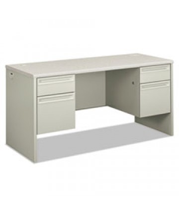 38000 SERIES KNEESPACE CREDENZA, 60W X 24D X 29.5H, SILVER MESH/LIGHT GRAY