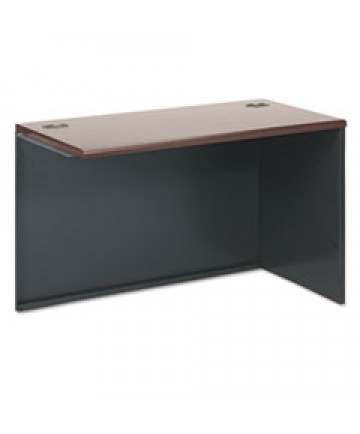38000 Series Return Shell, Right, 48w X 24d X 29-1/2h, Mahogany/charcoal