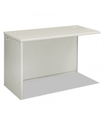 38000 Series Return Shell, 31.75w X 53.19d X 3.75h, Silver Mesh/light Gray,left