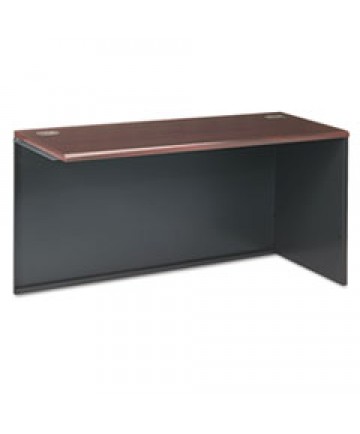 38000 Series Return Shell, Right, 60w X 24d X 29-1/2h, Mahogany/charcoal