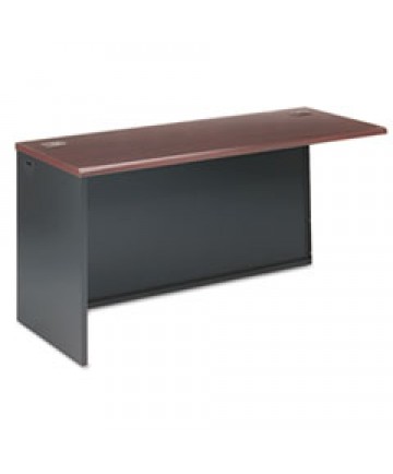 38000 Series Return Shell, Left, 60w X 24d X 29-1/2h, Mahogany/charcoal