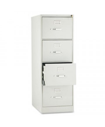 510 SERIES FOUR-DRAWER FULL-SUSPENSION FILE, LEGAL, 18.25W X 25D X 52H, LIGHT GRAY