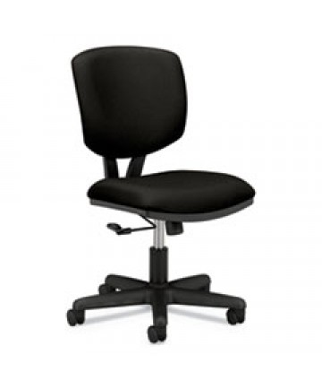 VOLT SERIES TASK CHAIR, SUPPORTS UP TO 250 LBS., BLACK SEAT/BLACK BACK, BLACK BASE