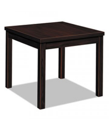 Laminate Occasional Table, Square, 24w X 24d X 20h, Mahogany